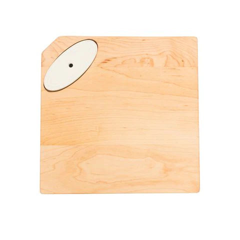 Nora Fleming Maple Cheese Board Square