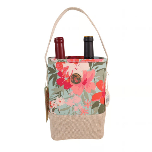 Spartina Double Wine Caddy - Alljoy Landing Sea Foam