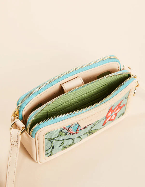 Spartina Rowan Crossbody Hamilton Floral Block Print
