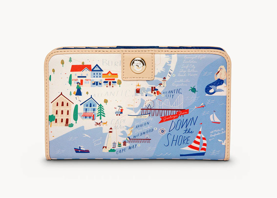 Spartina Down the Shore Snap Wallet