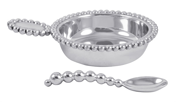 Pearled Baby Porringer & Spoon