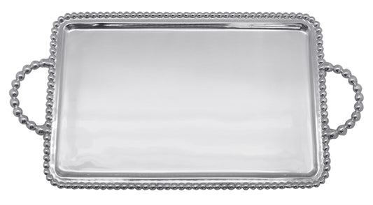 Mariposa -  Beaded Medium Service Tray