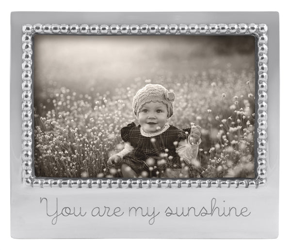 You Are My Sunshine Beaded 4x6 Frame